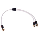Fusion Performance RCA Cable Splitter - 1 Male to 2 Female - .9 [010-12622-00] - BuoyMart.com  Accessories Fusion