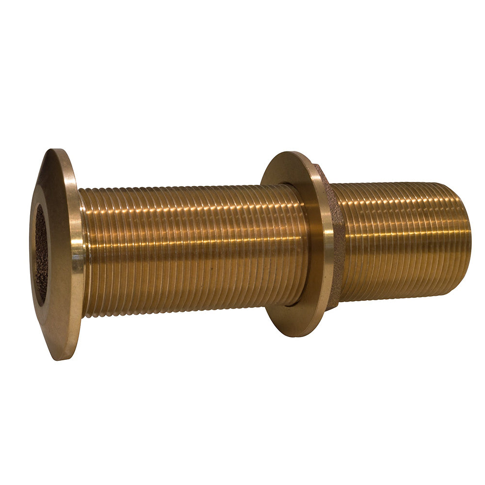 GROCO 1-1/2" Bronze Extra Long Thru-Hull Fitting w/Nut [THXL-1500-W] - BuoyMart.com  Thru-Hull Fittings GROCO