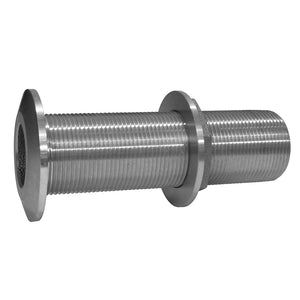 GROCO 1-1/4" Stainless Steel Extra Long Thru-Hull Fitting w/Nut [THXL-1250-WS] - BuoyMart.com  Thru-Hull Fittings GROCO