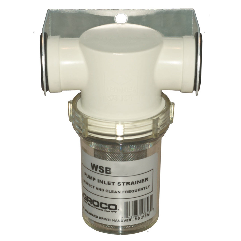 GROCO 1" Fresh Water Strainer w/Plastic Basket [WSB-1000-P] - BuoyMart.com  Strainers & Baskets GROCO