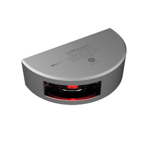 Lopolight Series 101-002 - Port Side Light - 1NM - Vertical Mount - Red - Silver Housing [101-002] - BuoyMart.com  Navigation Lights Lopolight