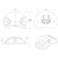 Lumitec Barbados Courtesy Accent LED Light - Black w/White Light [101059] - BuoyMart.com  Interior / Courtesy Light Lumitec