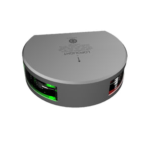 Lopolght Series 201-004 - Starboard  Port Sidelight - 2NM - Vertical Mount - Green/Red - Silver Housing [201-004] - BuoyMart.com  Navigation Lights Lopolight