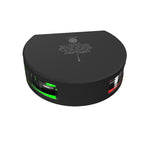 Lopolght Series 201-004 - Starboard  Port Sidelight - 2NM - Vertical Mount - Green/Red - Black Housing [201-004-B] - BuoyMart.com  Navigation Lights Lopolight