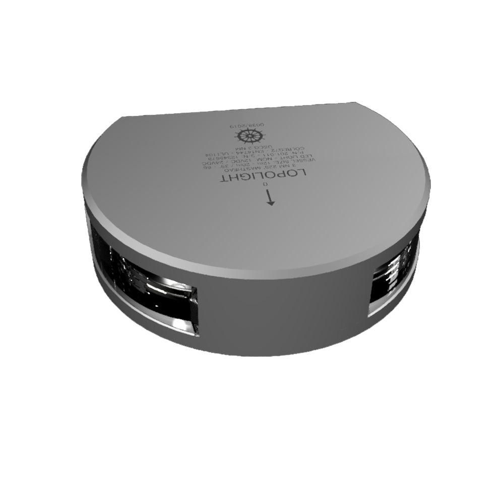 Lopolight Series 201-011 - Masthead Light - 3NM - Vertical Mount - White - Silver Housing [201-011] - BuoyMart.com  Navigation Lights Lopolight