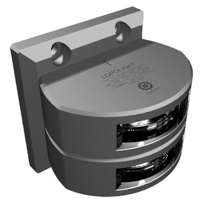 Lopolight Series 301-006 - Double Stacked Stern Light - 2NM - Vertical Mount - White - Silver Housing [301-006ST] - BuoyMart.com  Navigation Lights Lopolight