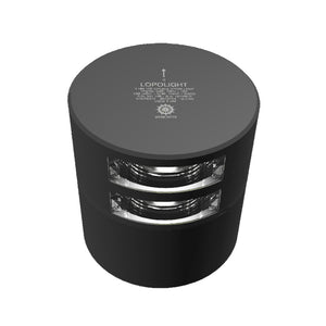 Lopolight Series 301-106 - Double Stacked Stern Light - 3NM - Horizontal Mount - White - Black Housing [301-105ST-B] - BuoyMart.com  Navigation Lights Lopolight