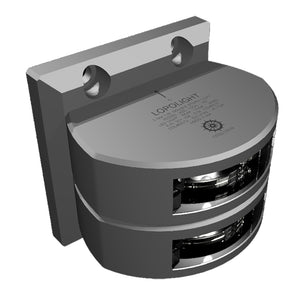 Lopolight Series 301-106 - Double Stacked Stern Light - 3NM - Vertical Mount -White - Silver Housing [301-106ST] - BuoyMart.com  Navigation Lights Lopolight