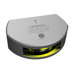 Lopolight Series 301-107 - Stern Towing Light - 3NM - Vertical Mount - Amber - Silver Housing [301-107] - BuoyMart.com  Navigation Lights Lopolight