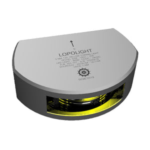 Lopolight Series 301-107 - Stern Towing Light - 3NM - Vertical Mount - Amber - Silver Housing [301-107] - BuoyMart.com  Navigation Lights Lopolight