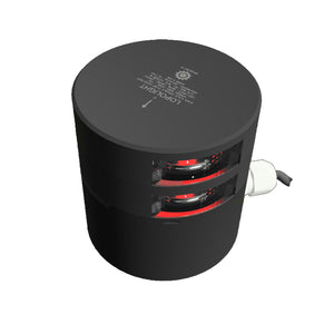 Lopolight Series 301-109 - Double Stacked Navigation Light - 3NM - Horizontal Mount - Red - Black Housing [301-109ST-B] - BuoyMart.com  Navigation Lights Lopolight