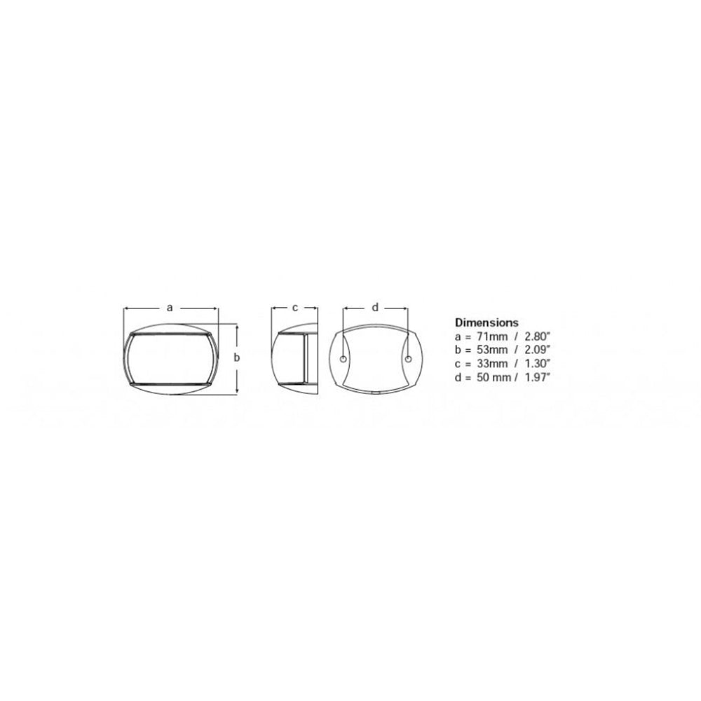 Hella Marine NaviLED Compact 2nm Towing Navigation Lamp - Black Shroud [980520601] - BuoyMart.com  Navigation Lights Hella Marine