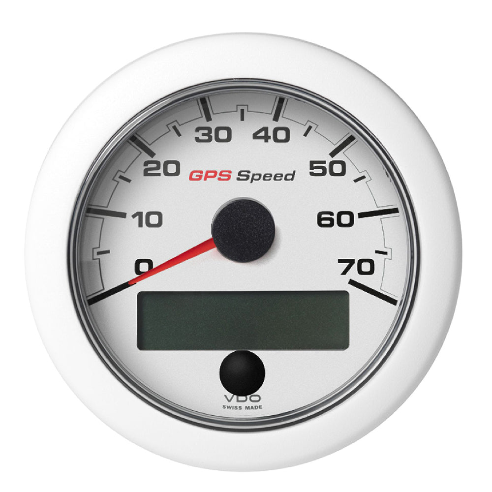 Veratron 3-3/8" (85mm) OceanLink GPS Speedometer (0-70 KN/MPH/KMH) - White Dial  Bezel [A2C1352090001] - BuoyMart.com  Gauges Veratron