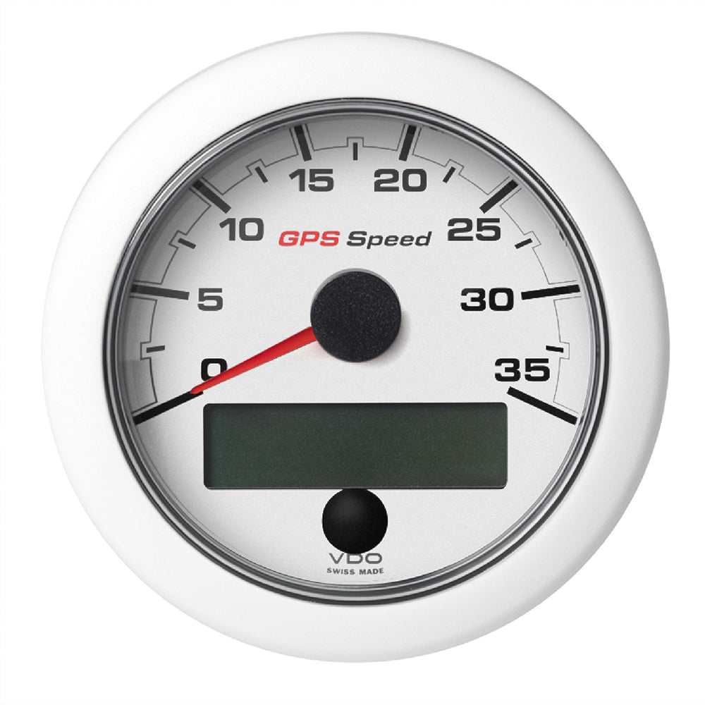Veratron 3-3/8" (85mm) OceanLink GPS Speedometer (0-35 KN/MPH/KMH) - White Dial  Bezel [A2C1352080001] - BuoyMart.com  Gauges Veratron