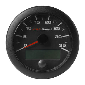 Veratron 3-3/8" (85mm) OceanLink GPS Speedometer - Black Dial  Bezel (0-35 K/MPH/KMH) [A2C1351980001] - BuoyMart.com  Gauges Veratron