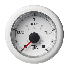 Veratron 52MM (2-1/16") OceanLink Boost Pressure Gauge - 2 Bar/30PSI - White Dial  Bezel [A2C1066150001] - BuoyMart.com  Gauges Veratron