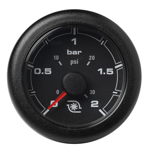 Veratron 52MM (2-1/16") OceanLink Boost Pressure Gauge - 2 Bar/30 PSI - Black Dial  Bezel [A2C1066140001] - BuoyMart.com  Gauges Veratron