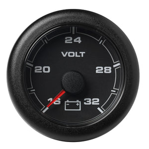 Veratron 52MM (2-1/16") OceanLink Battery Voltage Gauge - 16 to 32V - Black Dial  Bezel [A2C1066120001] - BuoyMart.com  Gauges Veratron