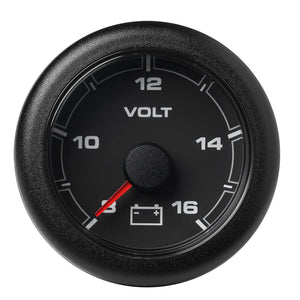 Veratron 52MM (2-1/16") OceanLink Battery Voltage Gauge - 8 to 16 V - Black Dial  Bezel [A2C1066100001] - BuoyMart.com  Gauges Veratron