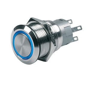 BEP Push-Button Switch 12V Latching On/Off - Blue LED [80-511-0003-00] - BuoyMart.com  Switches & Accessories BEP Marine