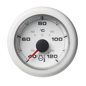 Veratron 52MM (2-1/16") OceanLink Coolant Temperature Gauge - 120C/250F - White Dial  Bezel [A2C1065970001] - BuoyMart.com  Gauges Veratron