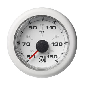 Veratron 52MM (2-1/16") OceanLink Engine Oil Temperature 150C/300F - White Dial  Bezel [A2C1065860001] - BuoyMart.com  Gauges Veratron