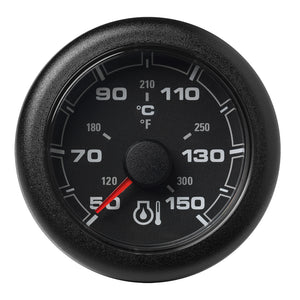 Veratron 52MM (2-1/16") OceanLink Engine Oil Temperature 150C/300F - Black Dial  Bezel [A2C1065850001] - BuoyMart.com  Gauges Veratron