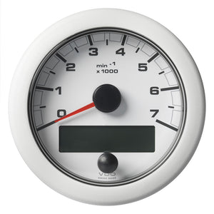 Veratron 3-3/8" (85MM) OceanLink NMEA 2000 Tachometer - 7000 RPM - White Dial  Bezel [A2C1065820001] - BuoyMart.com  Gauges Veratron