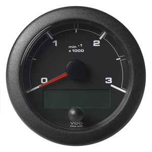 Veratron 3-3/8" (85mm) OceanLink Tachometer 3000 RPM - Black Dial  Bezel [A2C1065660001] - BuoyMart.com  Gauges Veratron