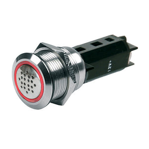 BEP 12V Buzzer w/Red LED Warning Light - Stainless Steel [80-511-0009-00] - BuoyMart.com  Switches & Accessories BEP Marine