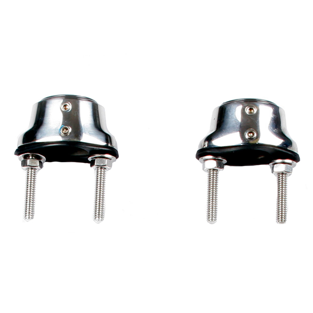 Edson Stainless Steel Pedestal Guard Mounting Feet - Pair [310ST-100-125] Edson Marine