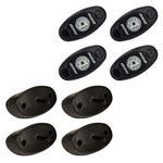 RIGID Industries A-Series Rock Light Kit - 4 Blue Lights - Black [400233] - BuoyMart.com  Interior / Courtesy Light RIGID Industries