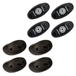 RIGID Industries A-Series Rock Light Kit - 4 Amber Lights - Black [400243] - BuoyMart.com  Interior / Courtesy Light RIGID Industries