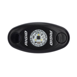 RIGID Industries A-Series Black High Power LED Light Single - Cool White [480093] - BuoyMart.com  Interior / Courtesy Light RIGID Industries