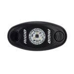 RIGID Industries A-Series Black High Power LED Light Single - Amber [480333] - BuoyMart.com  Interior / Courtesy Light RIGID Industries