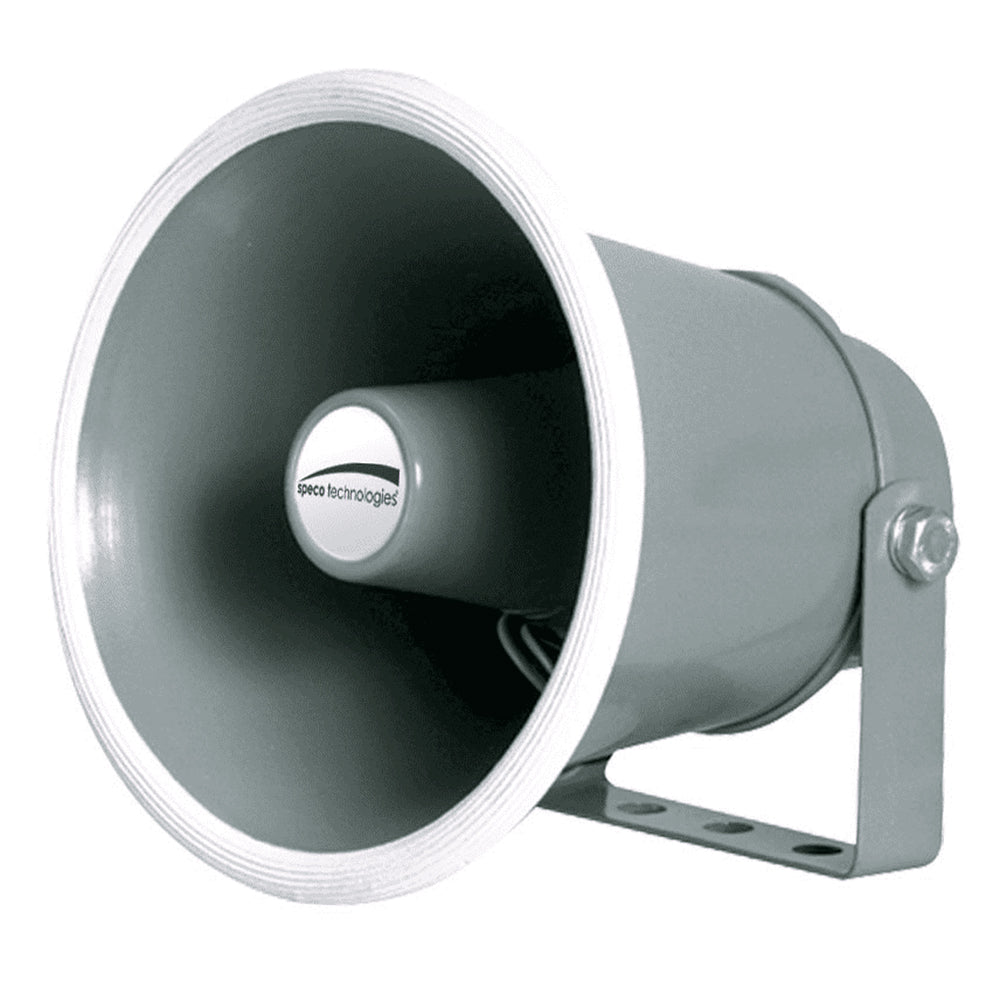 Speco 6" Weather-Resistant Aluminum Speaker Horn 8 Ohms [SPC10] - BuoyMart.com  Hailer Horns Speco Tech
