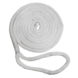 New England Ropes 3/4" Double Braid Dock Line - White - 50 [C5050-24-00050] - BuoyMart.com  Dock Line New England Ropes