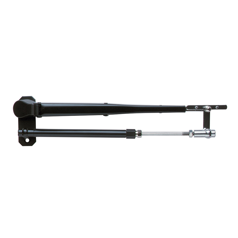 Marinco Wiper Arm Deluxe Black Stainless Steel Pantographic - 17"-22" Adjustable [33037A] - BuoyMart.com  Windshield Wipers Marinco