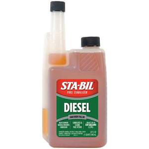 STA-BIL Diesel Formula Fuel Stabilizer  Performance Improver - 32oz [22254] - BuoyMart.com  Cleaning STA-BIL