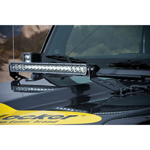 RIGID Industries 2007-2017 Jeep JK 20" Light Hood Mount [40333] - BuoyMart.com  Accessories RIGID Industries