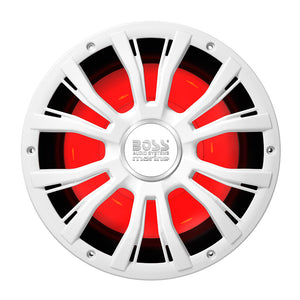 Boss Audio 10" MRG10W Subwoofer w/RGB Lighting - White - 800W [MRGB10W] - BuoyMart.com  Subwoofers Boss Audio
