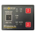 Safe-T-Alert Gas Vapor Alarm Fume, Fire, Bilge Water - Black Surface Mount [MGD-10XL] - BuoyMart.com  Fume Detectors Safe-T-Alert