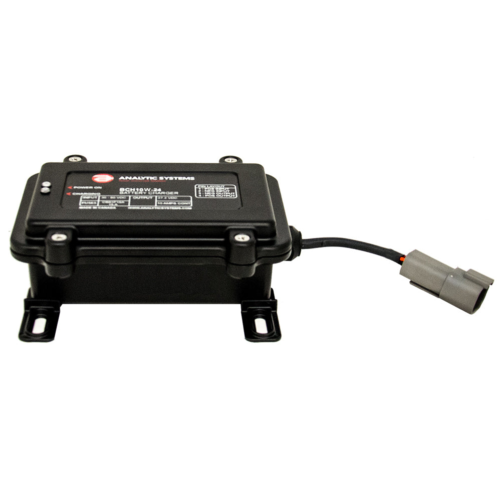 Analytic Systems Waterproof IP66 DC Battery Charger 10A, 24V Out, 30-80V In, Ruggedized [BCH10W-24] - BuoyMart.com  Battery Chargers Analytic Systems