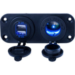 Sea-Dog Double USB  Power Socket Panel [426505-1] - BuoyMart.com  Accessories Sea-Dog