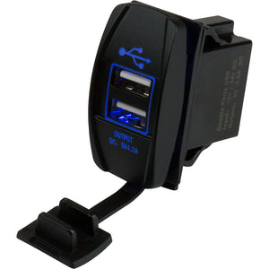 Sea-Dog Dual USB Rocker Switch Style Power Socket [426520-1] - BuoyMart.com  Switches & Accessories Sea-Dog