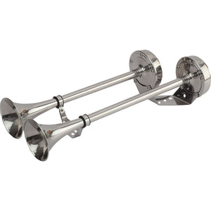 Sea-Dog MaxBlast Stainless Steel Trumpet 12V Horn - Dual [431520-1] - BuoyMart.com  Horns Sea-Dog