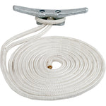 Sea-Dog Double Braided Nylon Dock Line - 5/8" x 25 - White [302116025WH-1] - BuoyMart.com  Dock Line Sea-Dog