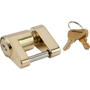 Sea-Dog Brass Plated Coupler Lock - 2 Piece [751030-1] - BuoyMart.com  Hitches & Accessories Sea-Dog