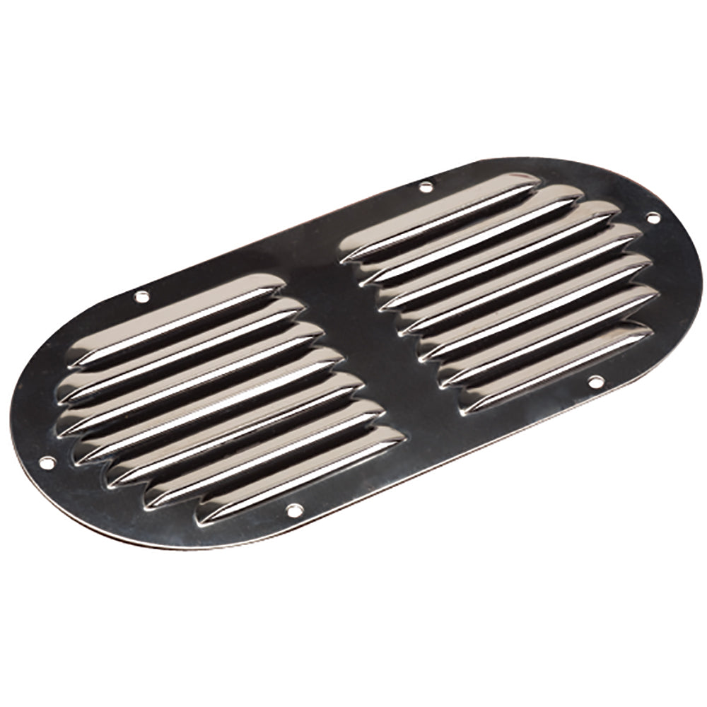 Sea-Dog Stainless Steel Louvered Vent - Oval - 9-1/8" x 4-5/8" [331405-1] - BuoyMart.com  Vents Sea-Dog
