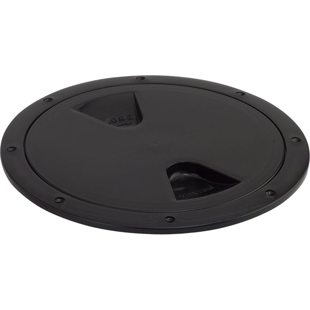 Sea-Dog Screw-Out Deck Plate - Black - 6" [335765-1] - BuoyMart.com  Deck Plates Sea-Dog